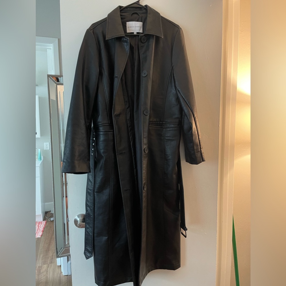 Rebecca Minkoff Leather Trenchcoat